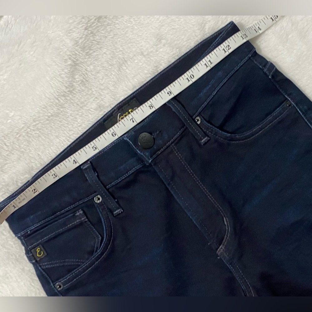 AGOLDE Sophie High Rise Skinny Jeans Dark Wash Stretch Size 26 - Picture 11 of 13